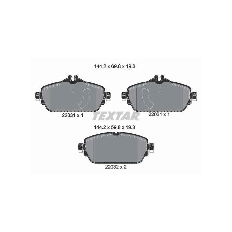 TEXTAR 2203101 Brake Pads