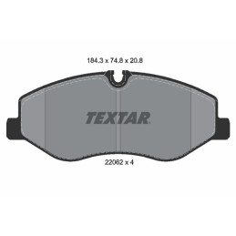 TEXTAR 2206201 Brake Pads