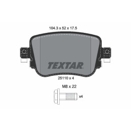 TEXTAR 2511003 Brake Pads