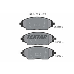 TEXTAR 2572201 Brake Pads