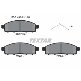 TEXTAR 2508703 Brake Pads