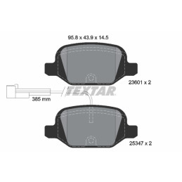 TEXTAR 2360104 Brake Pads