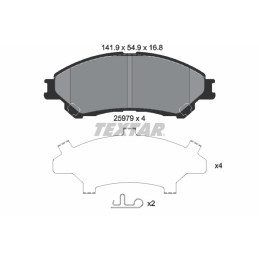 TEXTAR 2597901 Brake Pads