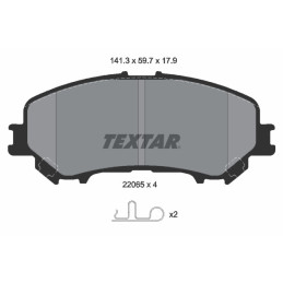 TEXTAR 2206501 Bremsbeläge