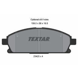TEXTAR 2342004 Brake Pads