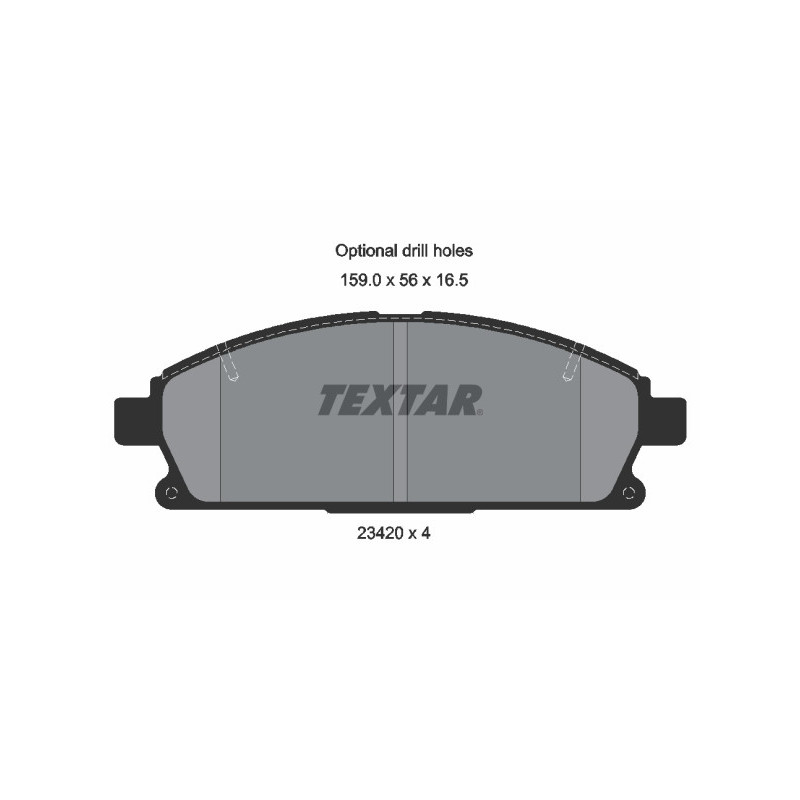TEXTAR 2342004 Brake Pads