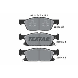 TEXTAR 2241201 Brake Pads