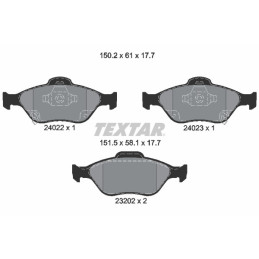 TEXTAR 2402201 Brake Pads