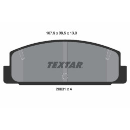 TEXTAR 2003101 Brake Pads