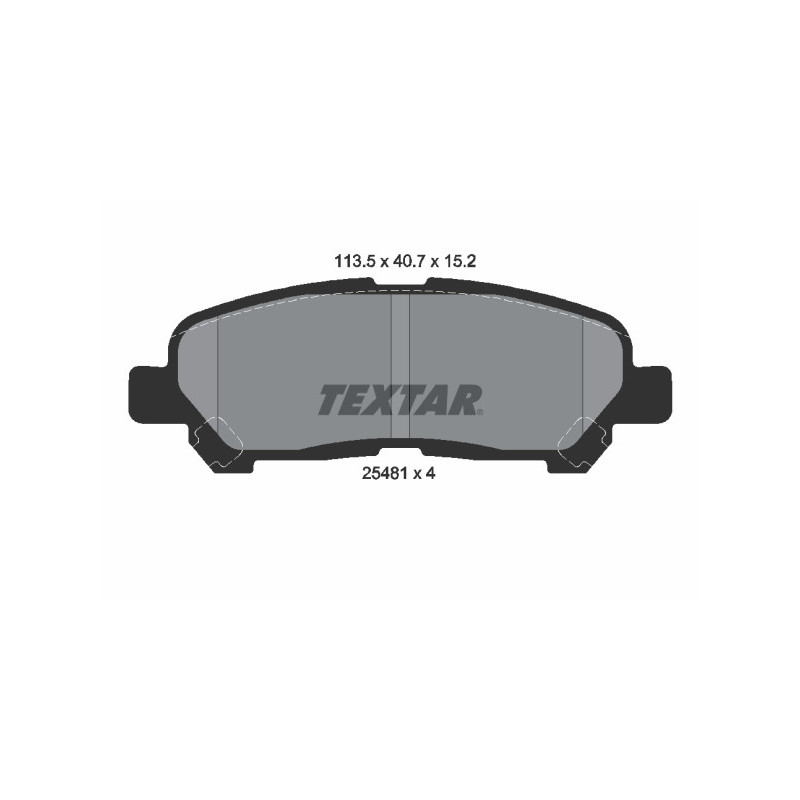 TEXTAR 2548101 Brake Pads