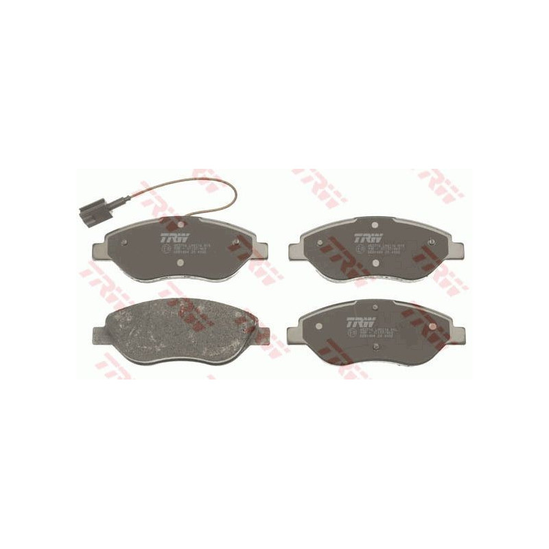 Klocki hamulcowe Przód dla Alfa Romeo Fiat Lancia TRW GDB1484