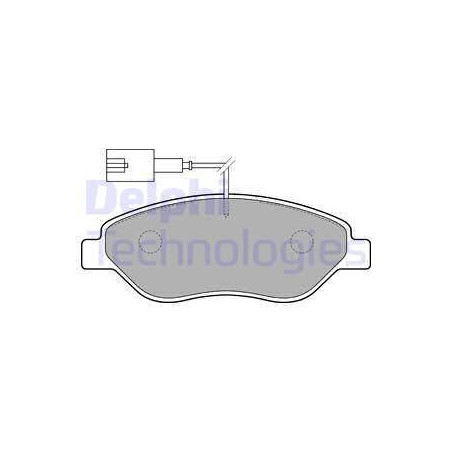 Bremsbeläge Vorne für Alfa Romeo Fiat Lancia DELPHI LP1720
