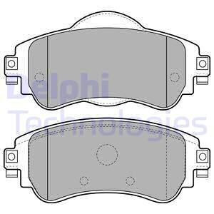Brzdové platničky Predné pre CITROEN C4 DS4 DELPHI LP2228
