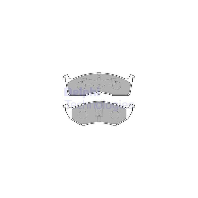Pastillas de freno Delantero para Chrysler 300M Concorde Neon Voyager III DELPHI LP1531