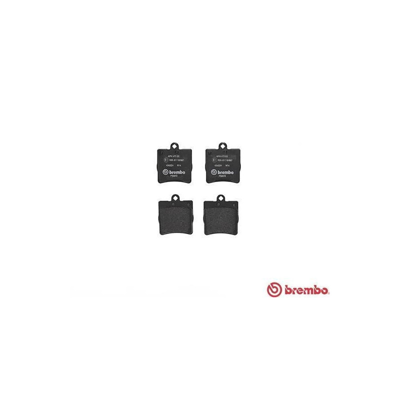 BREMBO P 50 072 Pastiglie freno posteriore per Mercedes C CLC CLK SLK E