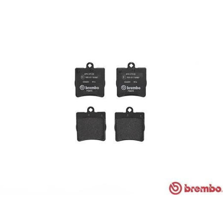 BREMBO P 50 072 Pastiglie freno posteriore per Mercedes C CLC CLK SLK E