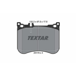 TEXTAR 2517903 Pastiglie freno anteriore per Mercedes S E CLS