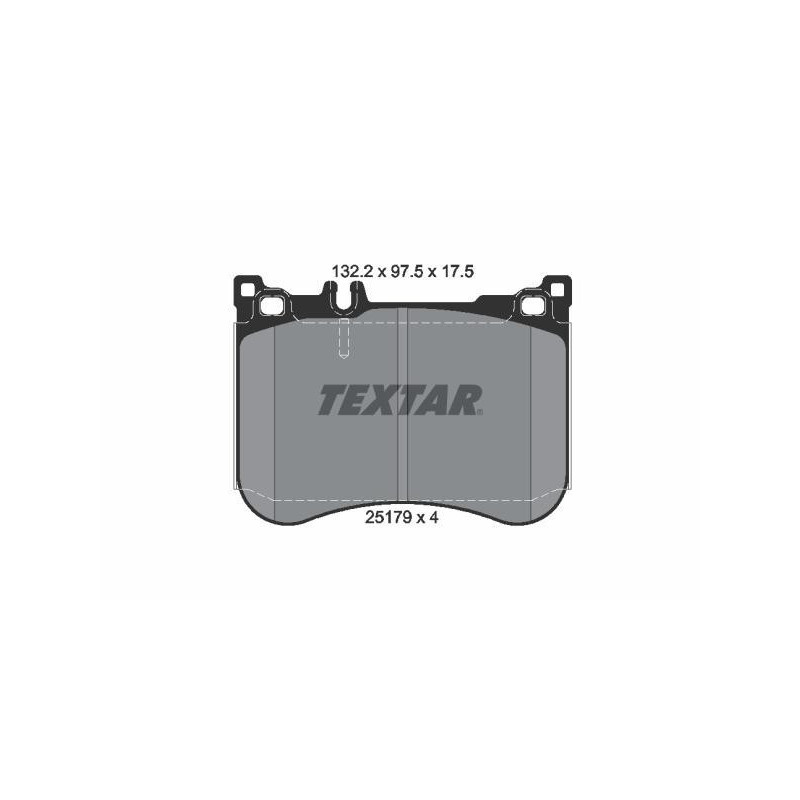 TEXTAR 2517903 Klocki hamulcowe przód dla Mercedes S E CLS