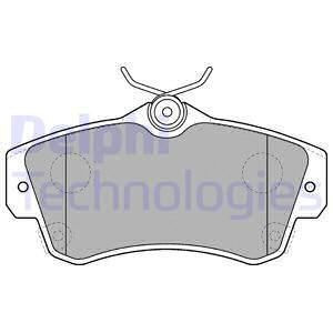 Klocki hamulcowe Przód dla Chrysler PT Cruiser DELPHI LP1522