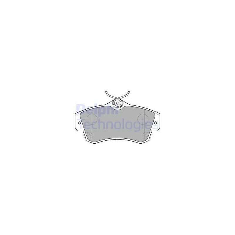 Brzdové platničky Predné pre Chrysler PT Cruiser DELPHI LP1522