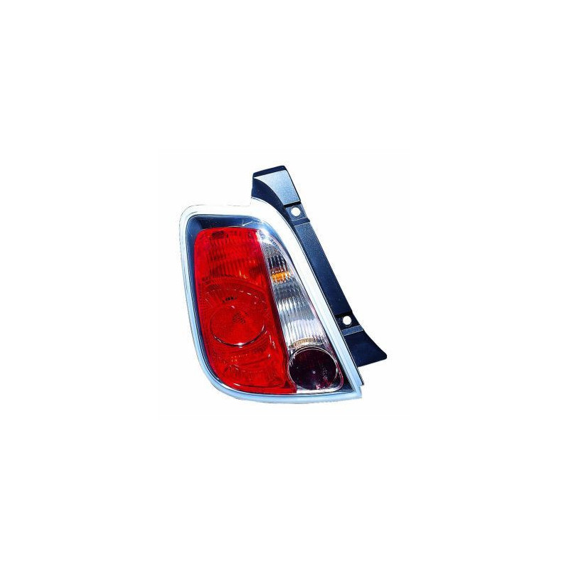 Feu arrière gauche pour Abarth FIAT 500 Hayon (2007-2015) DEPO 661-1931L-LD-UE