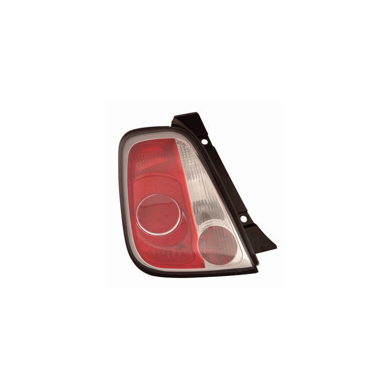 Lampa tylna lewa dla Abarth FIAT 500 Hatchback (2007-2015) DEPO 661-1931L-LDUEN