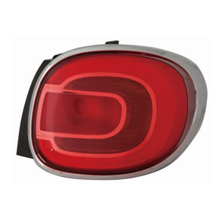 Lampa tylna prawa dla Fiat 500L (2012– ) DEPO 661-1957R-UEN