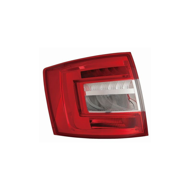 Lampa tylna lewa dla Skoda Octavia III Kombi (2017-2020) - DEPO 665-1942L-UE