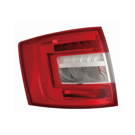Feu arrière gauche pour Skoda Octavia III Break (2017-2020) - DEPO 665-1942L-UE
