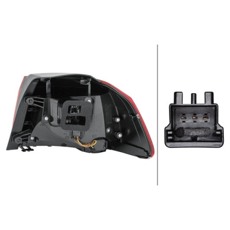 Piloto trasero  - HELLA 2SD 010 408-071