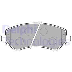 Brzdové platničky Predné pre Chrysler Voyager Jeep Cherokee DELPHI LP1773