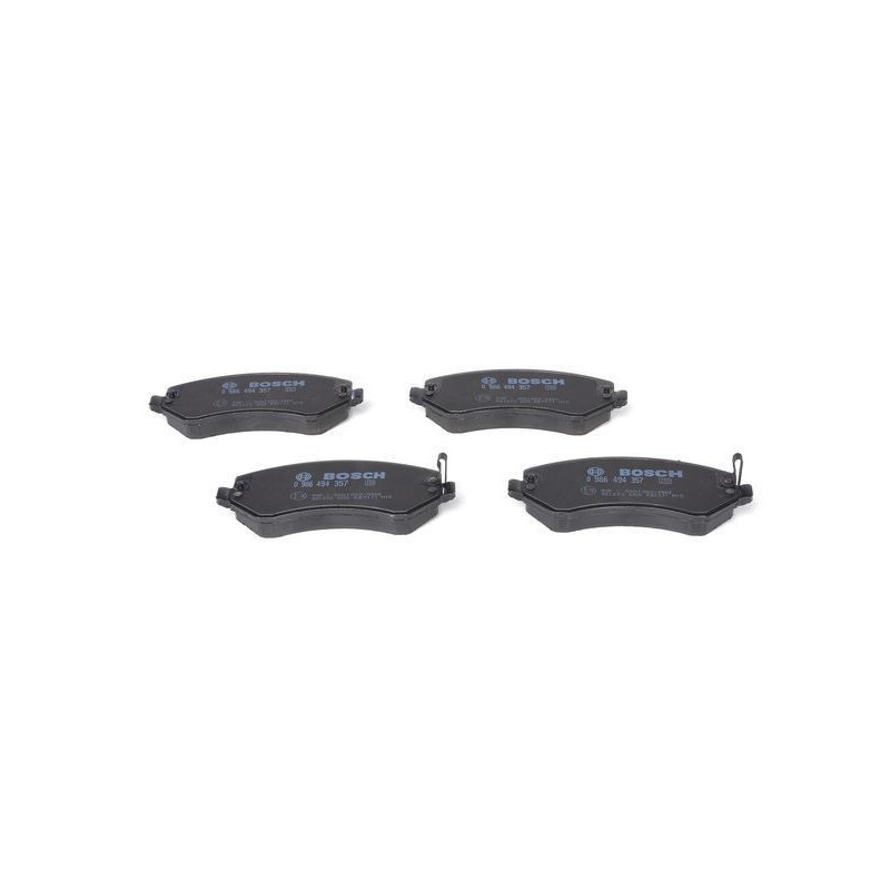 Brzdové platničky Predné pre Chrysler Voyager Jeep Cherokee BOSCH 0 986 494 357