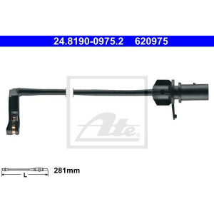 ATE 24.8190-0975.2 Czujnik zużycia klocków hamulcowych dla Audi A5 A4 A6 Q5 A7