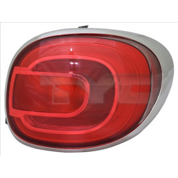 Rückleuchte Rechts LED für Fiat 500L (2012– ) TYC 11-12363-26-2