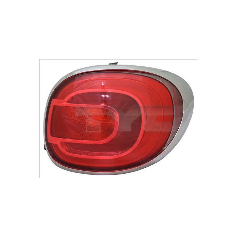Rückleuchte Rechts LED für Fiat 500L (2012– ) TYC 11-12363-26-2