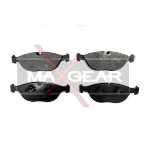 MAXGEAR 19-0678 Brzdové platničky predné pre E Arnage TT Continental Azure CLK C Crossfire Passat S
