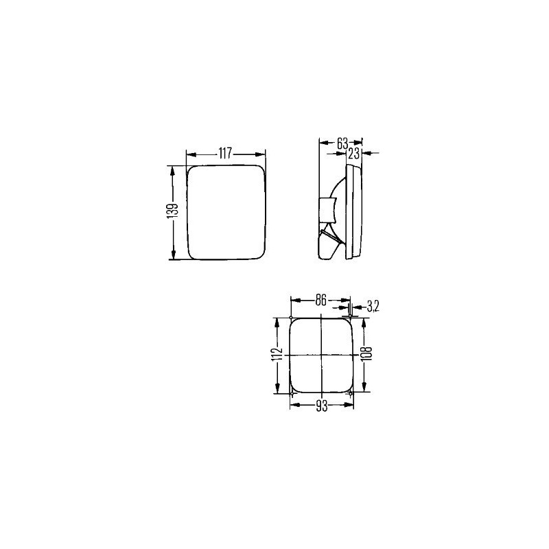 Piloto trasero  - HELLA 2SA 005 200-171