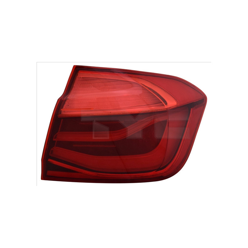 Rear Light Right LED for BMW 3 Series Saloon / Sedan F30 F80 (2015-2018) TYC 11-6909-10-9