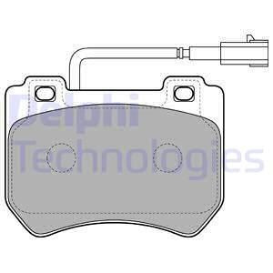 Brake Pads Set Front for Alfa Romeo 159 Brera Spider DELPHI LP2200