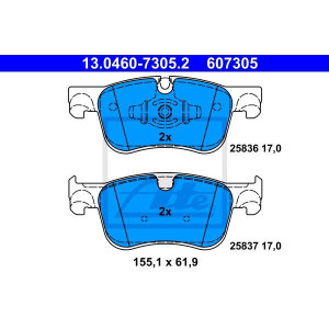 ATE 13.0460-7305.2 Pastiglie freno anteriore per Citroen C4 Picasso Grand Picasso Spacetourer