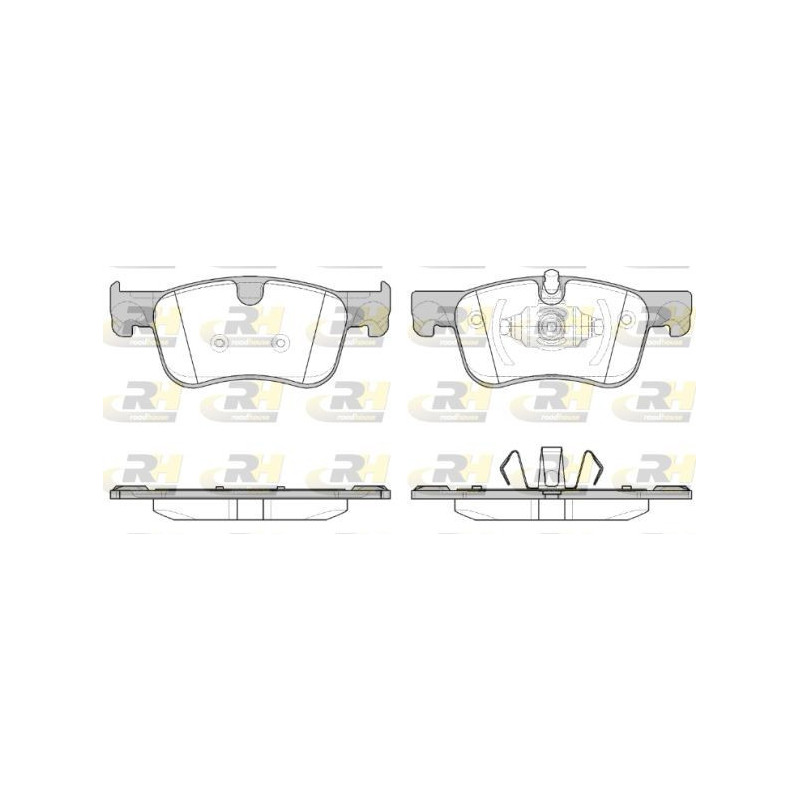 Pastiglie freno Anteriore per Citroen C4 Grand Picasso Spacetourer ROADHOUSE 21580.00
