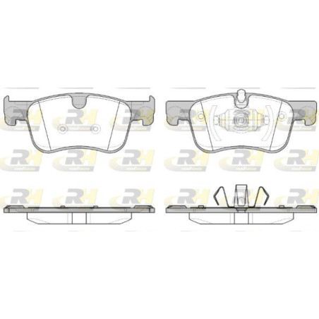 Brake Pads Set Front for Citroen C4 Grand Picasso Spacetourer ROADHOUSE 21580.00