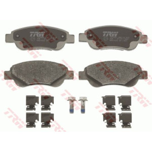 Brzdové destičky Přední pro Citroen Peugeot Toyota TRW GDB1633