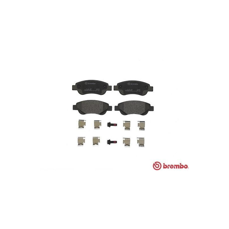 BREMBO P 61 081 Plaquettes de frein avant pour Aygo C1 108 107