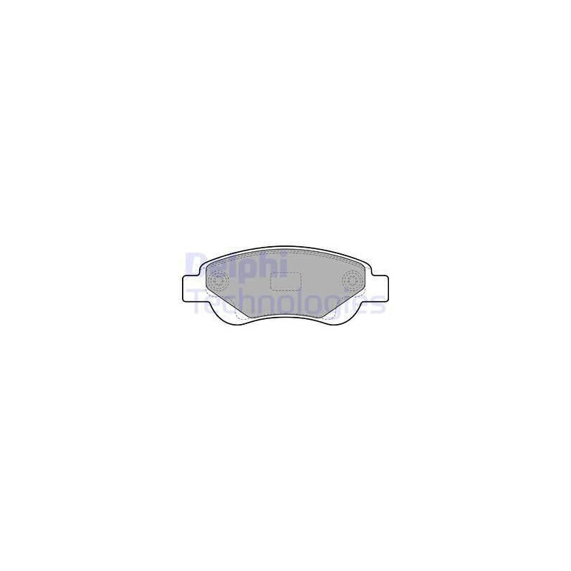 Plaquettes de frein Avant pour Citroen Peugeot Toyota DELPHI LP1949