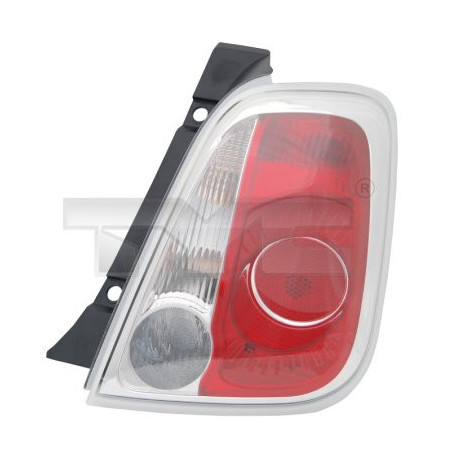 Feu Arrière Droite pour Abarth FIAT 500 Hayon (2007-2015) TYC 11-11283-01-2