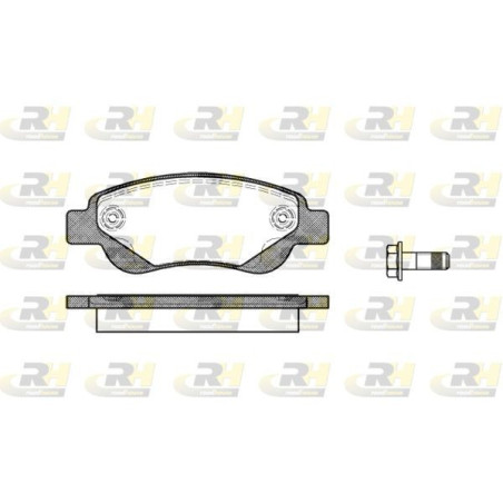 Brake Pads Set Front for Citroen Peugeot Toyota ROADHOUSE 21177.00