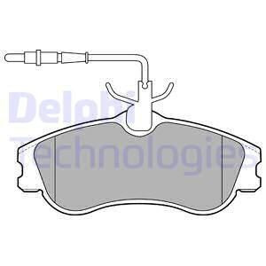 Klocki hamulcowe Przód dla Citroen Berlingo Xsara Peugeot 306 Partner DELPHI LP1607