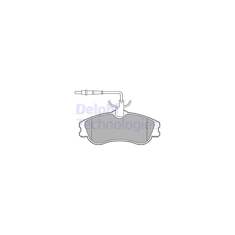 Pastiglie freno Anteriore per Citroen Berlingo Xsara Peugeot 306 Partner DELPHI LP1607