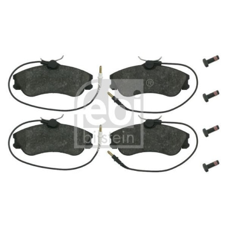 Brzdové platničky Predné pre Citroen Berlingo Xsara Peugeot 306 Partner FEBI BILSTEIN 16237